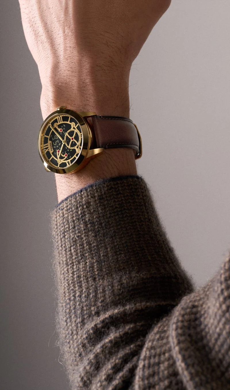 Man Wearing Big Tic Watch